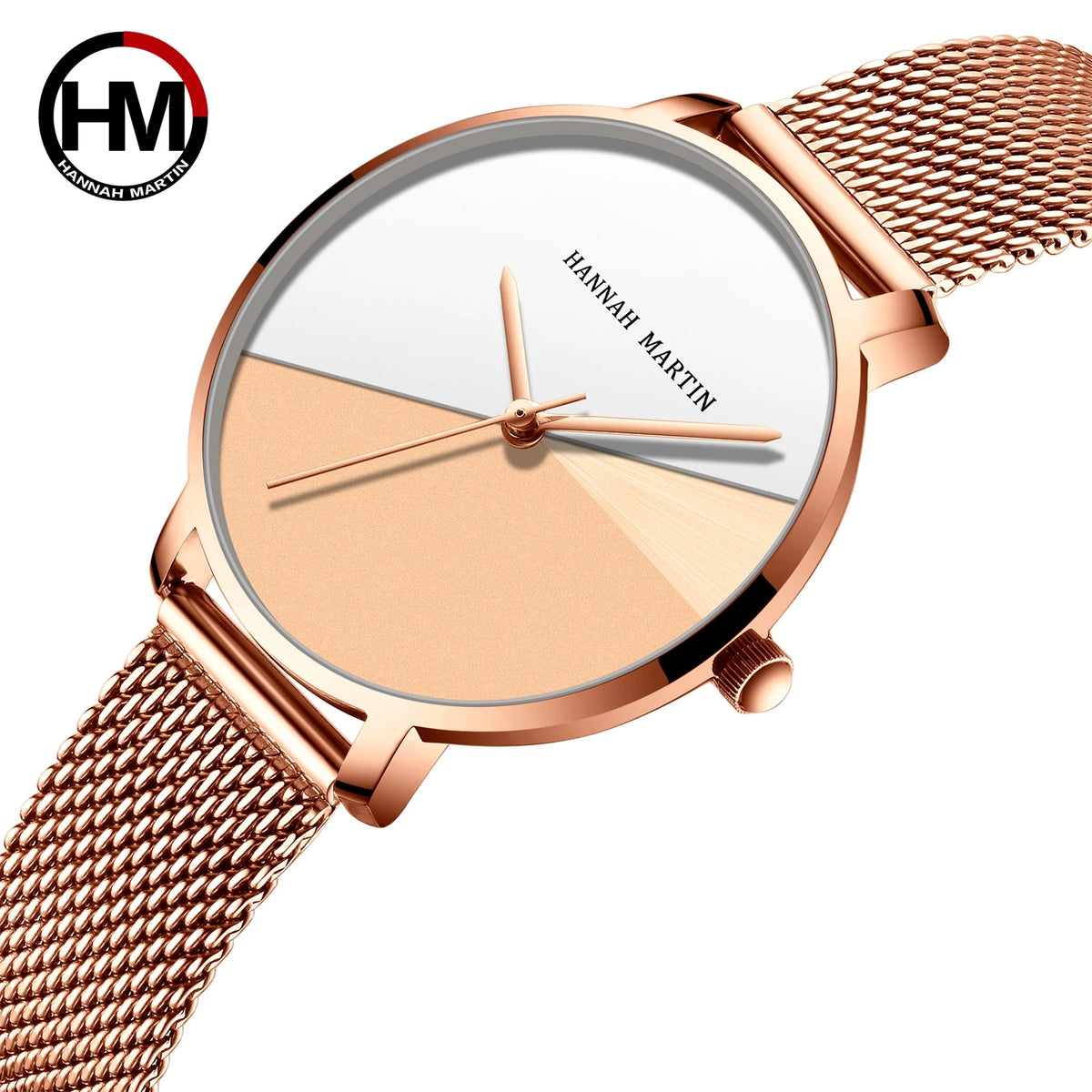 L&J Luxury Ladies Watch Design Private Drand Stainless Steel Mesh Belt Waterproof Ladies Wristwatch
