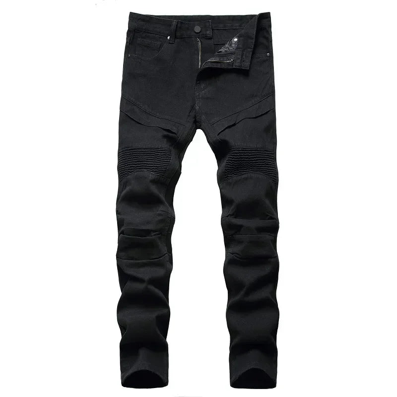 L &J Luxury New Men's Slim Jeans White