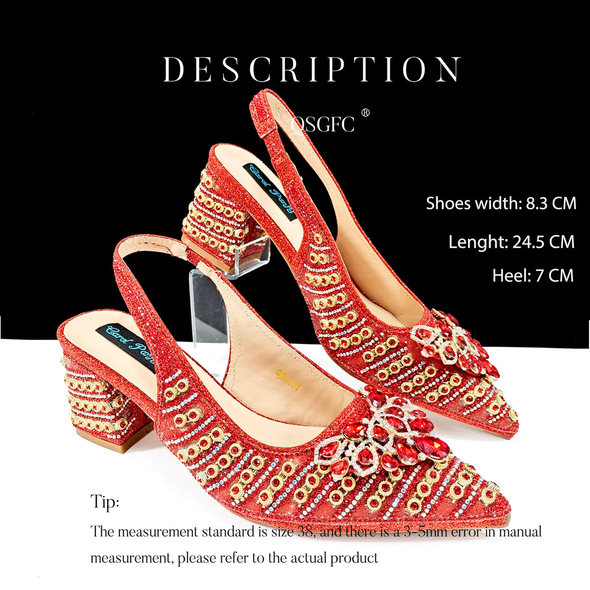 L &J Luxury 2026 Italian Design Full Rhinestone Comfortable High Heel Shoes And Bag Fashion Style Pointed-Toe Shoes For Women