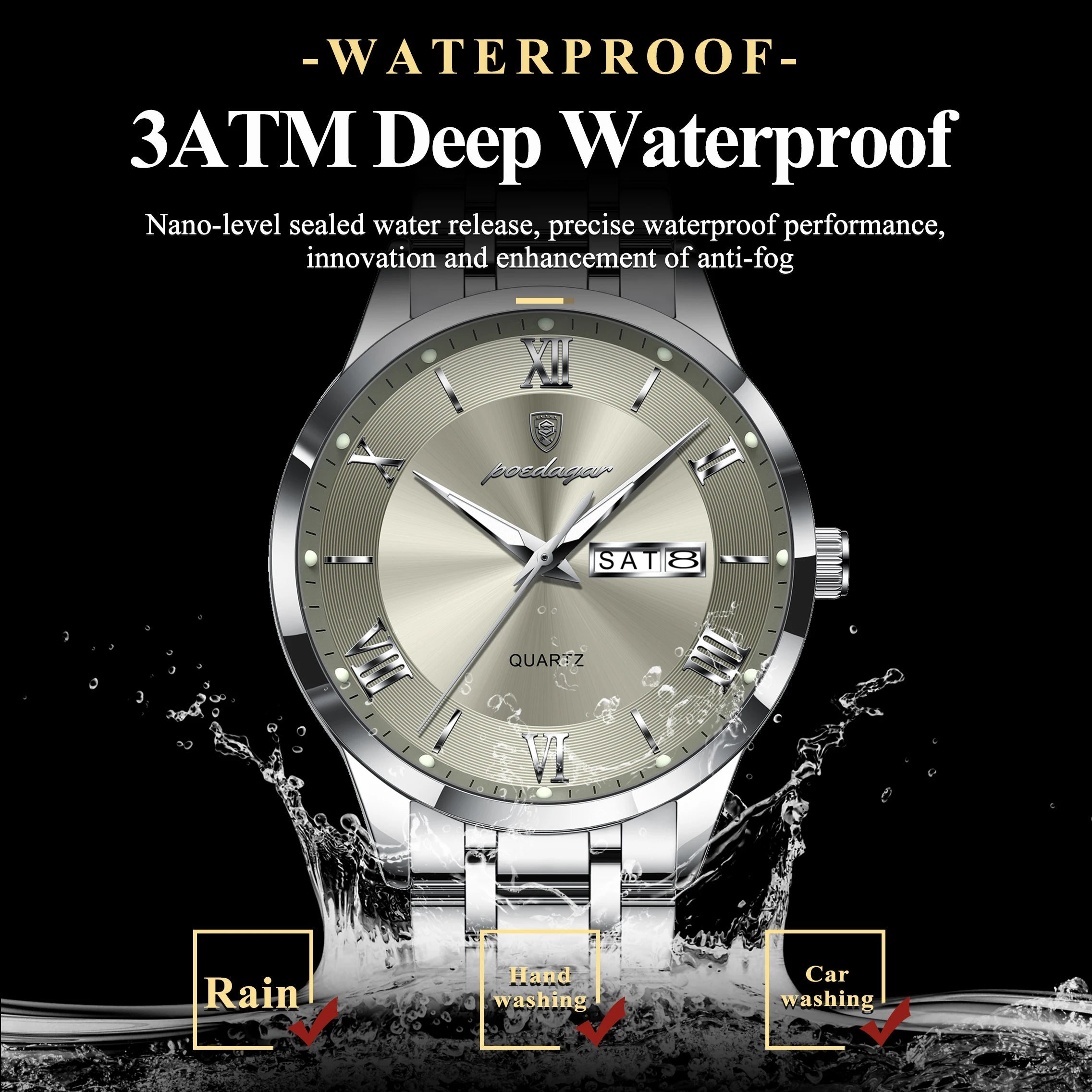 L&J Luxury Business Watch for men