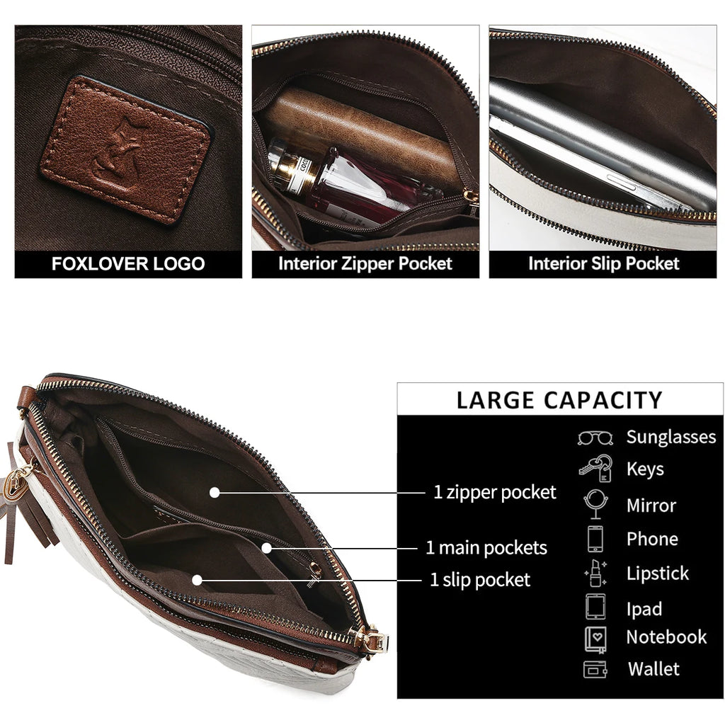 L&J Luxury Leather Women‘s Shoulder Bag 2026