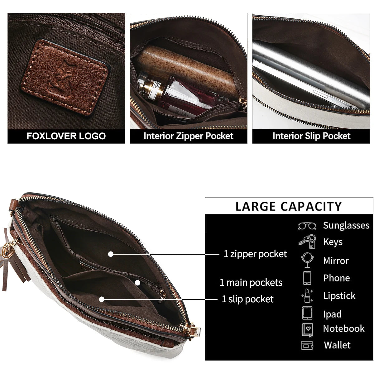 L&J Luxury Leather Women‘s Shoulder Bag 2026