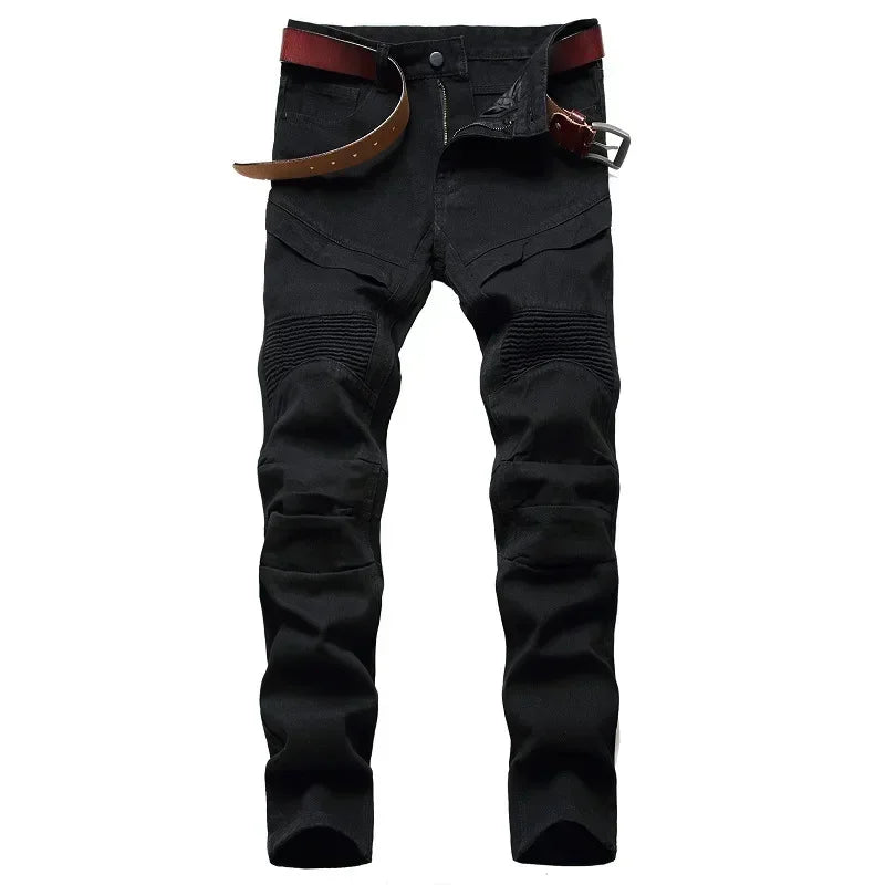 L &J Luxury New Men's Slim Jeans White