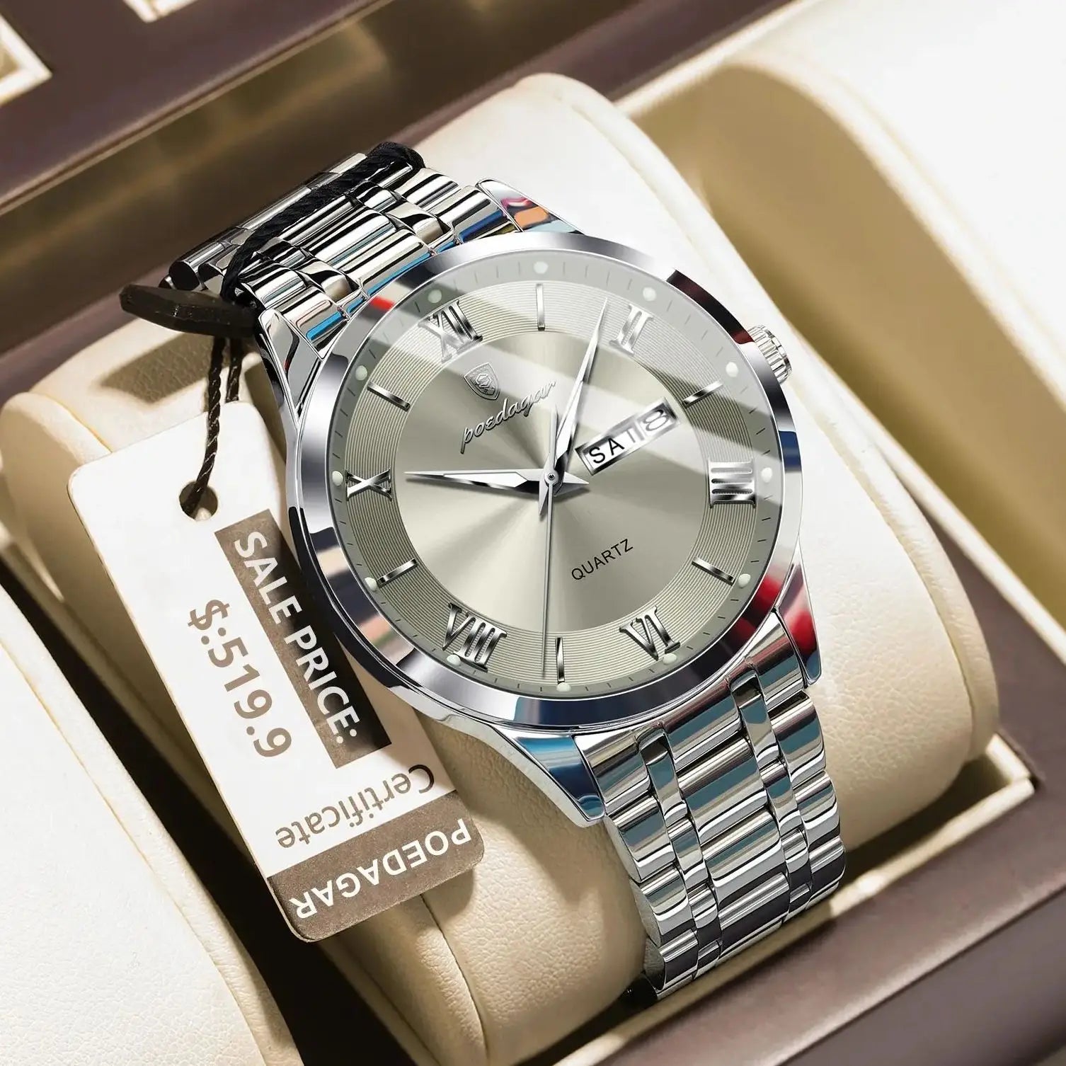 L&J Luxury Business Watch for men