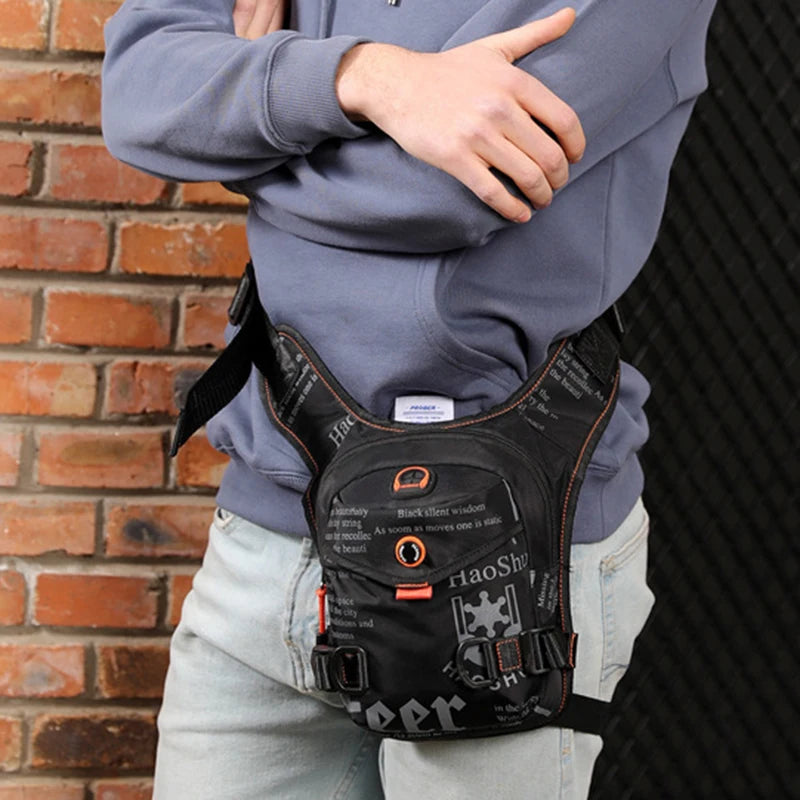 L&J Luxury Men Waist Pack Hip Leg Bag