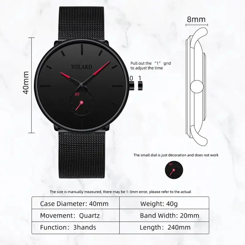 Male Stainless Steel watch