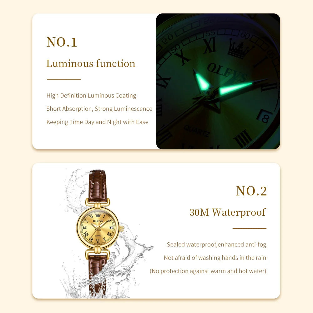 L&J Luxury OLEVS 5645 Women Watch