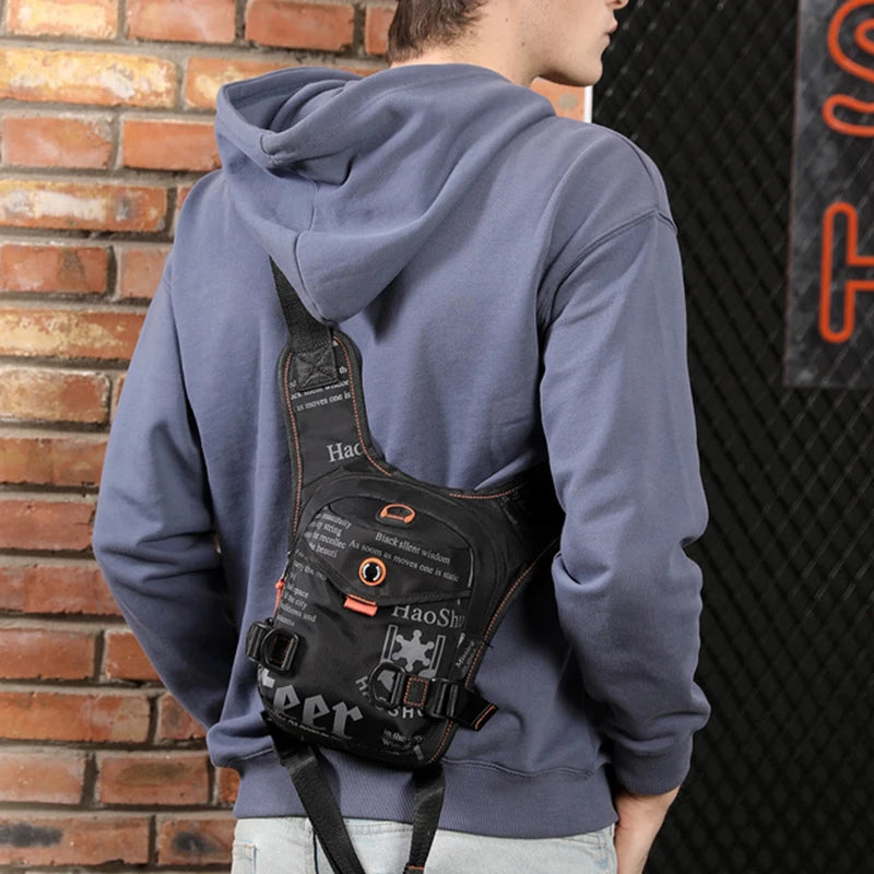 L&J Luxury Men Waist Pack Hip Leg Bag