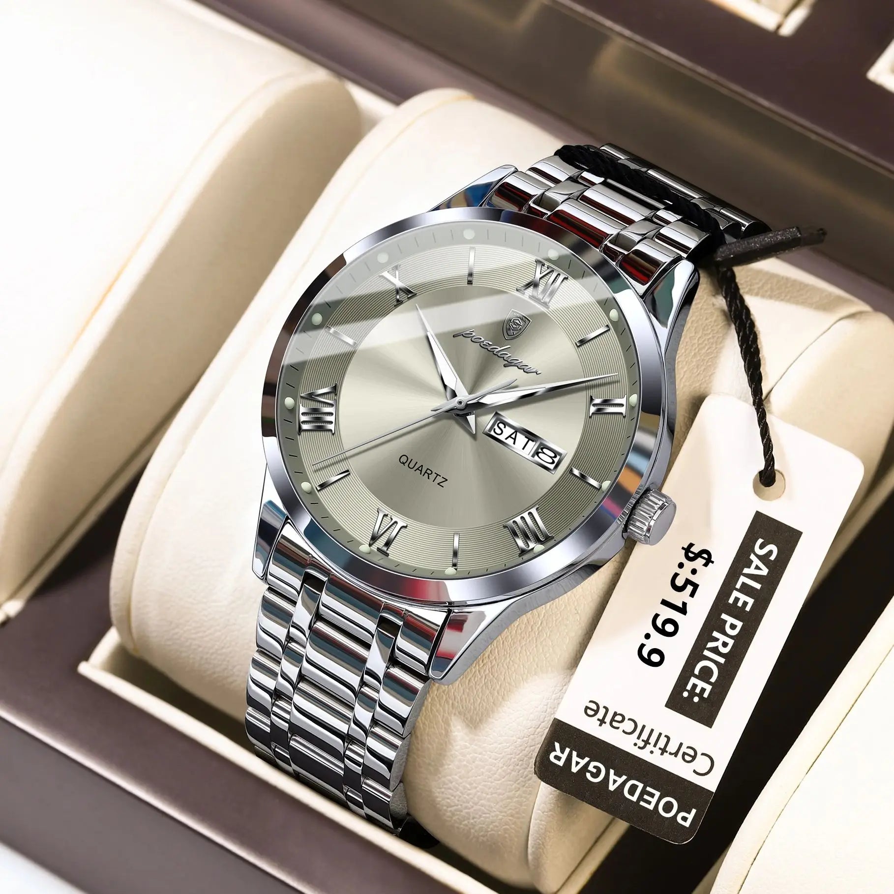 L&J Luxury Business Watch for men